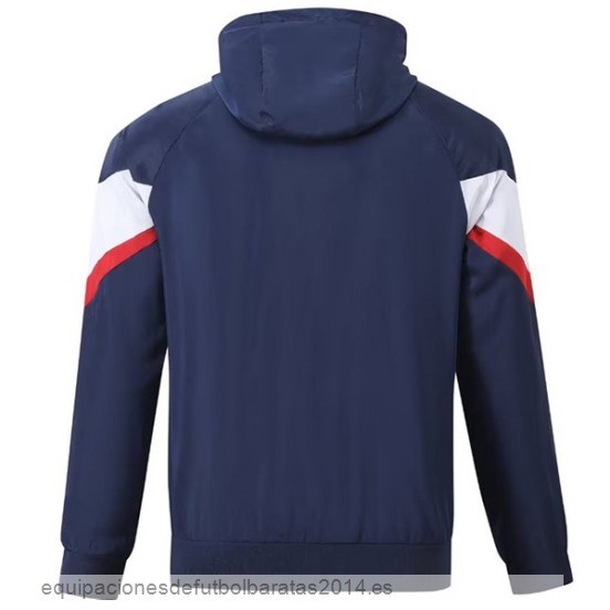 Nuevo Rompevientos Paris Saint Germain 23/24 Azul Marino Blanco Rojo Baratas